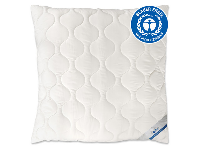 BECO Kopfkissen EcoWell aus Mikrofaser in Weiß, B/B: 80 x 80 cm - Bild 1