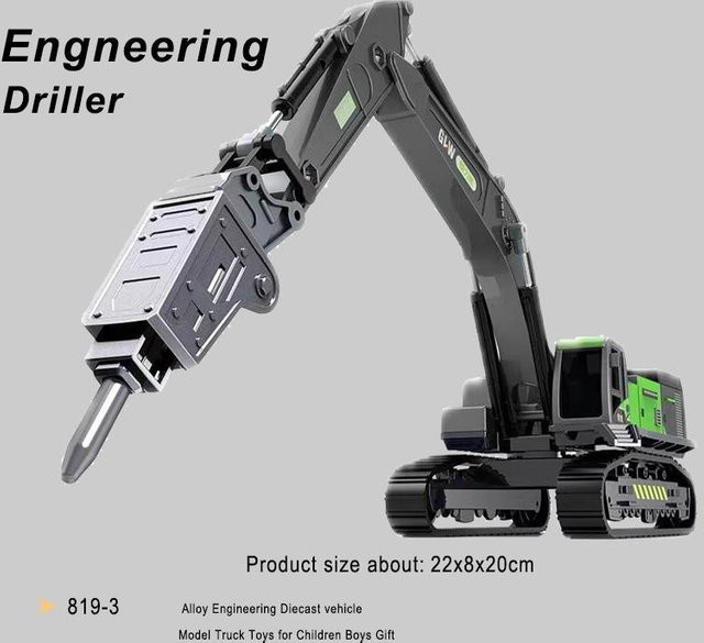 Linyi toy car Ingenieurfahrzeug Druckguss Simulation, 1:55, ab 3 Jahre - Bild 1