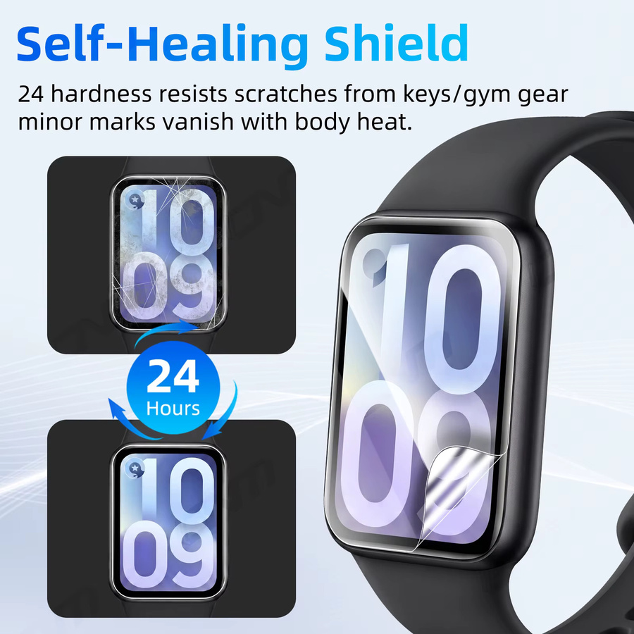 Xiaomi Displayschutz Hydrogel-Folie für Mi Band 10Pro, transparent - Bild 4