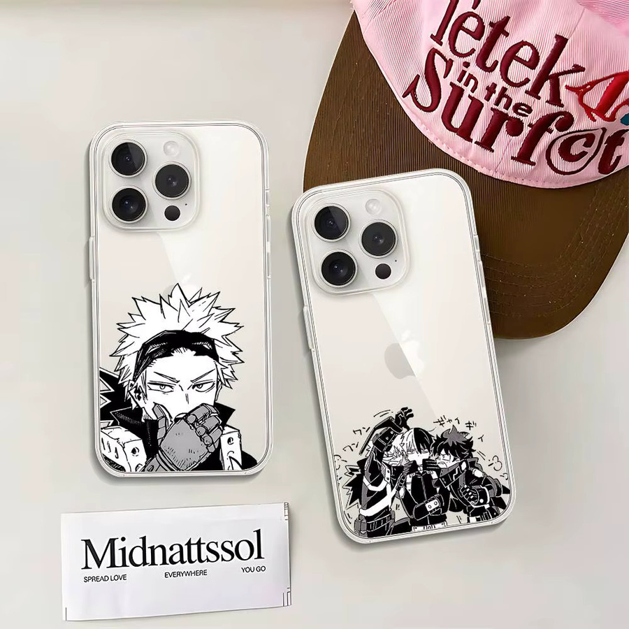 Transparente My Hero Academia Handyhülle für Apple iPhone 11 bis 17 Pro Max - Bild 3