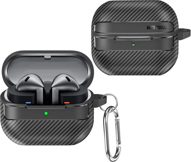 Stoßfeste Schutzhülle für Samsung Galaxy Buds 3 Pro und Galaxy Buds 3 in Grau - Bild 1