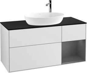 V&B Waschtischunterschrank Finion in Weiß lackiert, Breite: 120 cm, Tiefe: 50,1 cm, Höhe: 50,1 cm - Bild 1