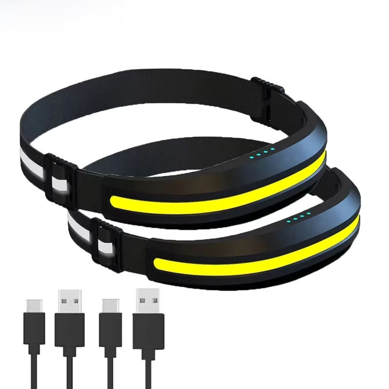 Heinast Tragbarer COB LED Scheinwerfer mit Dual-Lichtquellen in Rot und Weiß, Wiederaufladbare Arbeitslampe für Outdoor, Camping, Angeln und Laufen, Schwarz - Bild 5