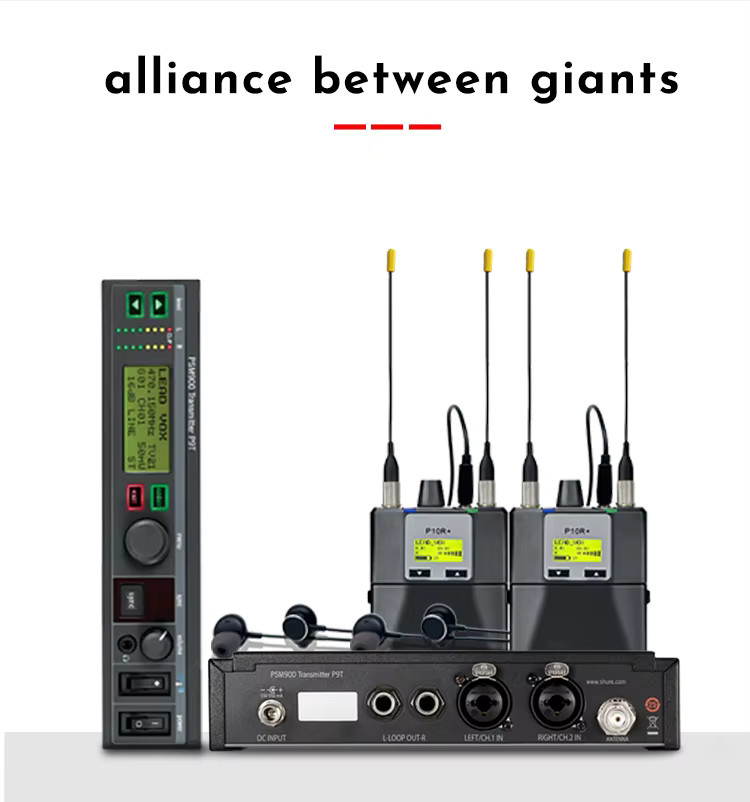 Shure PSM900 In-Ear-Überwachungssystem mit P9T Sender und P10R Empfänger in Schwarz, Stereo Wireless Monitoring System 542-578MHz - Bild 5