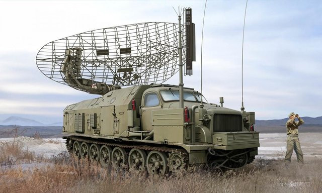 Trumpeter P-40/1S12 Long Track S-band acquisition radar, 1:35, Grau - Bild 1