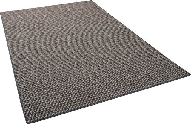 Snapstyle Streifenberber Teppich Marta Anthrazit quadratisch B/T: 160 x 160 cm - Bild 1