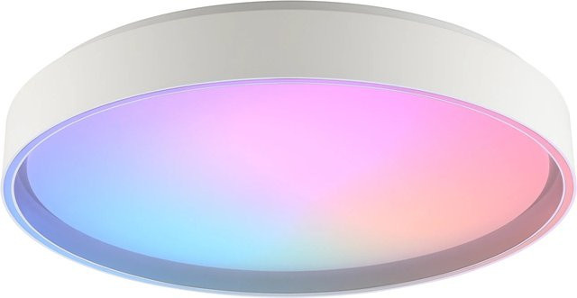 Brilliant LED-Deckenleuchte Mona RGB & CCT in Weiß mit Fernbedienung, dimmbar und Timer, Durchmesser: 49 cm - Bild 1