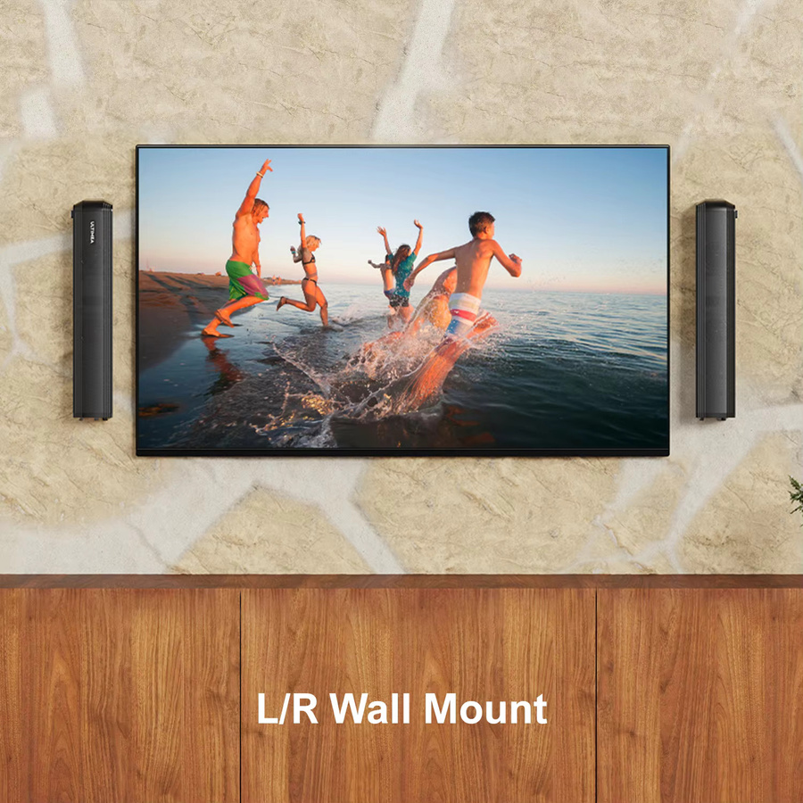 ULTIMEA 2,2-Kanal Soundbar für Smart TV mit Bluetooth 5.3 und App-Steuerung, abnehmbares 2-in-1 Design, Schwarz - Bild 4