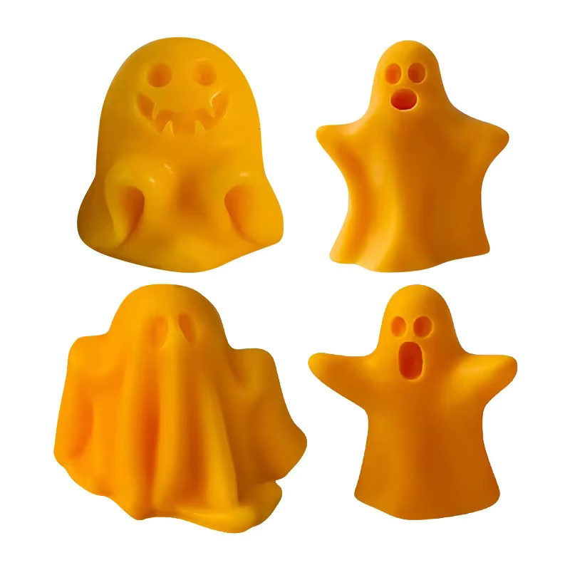 Halloween Geister Silikonform für Kerzen, Seife, Gips und Zement zur Dekoration - Bild 1