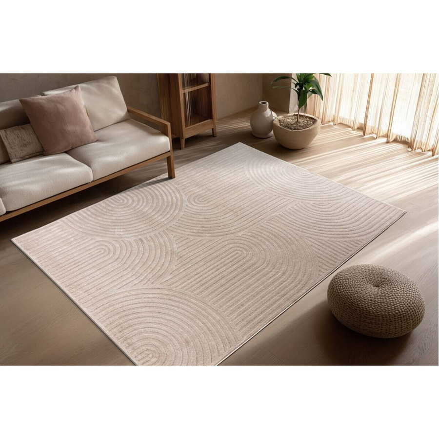 Kayoom Teppich Bandito in Beige, pflegeleicht und strapazierfähig, Breite: 80 cm, Länge: 150 cm - Bild 2