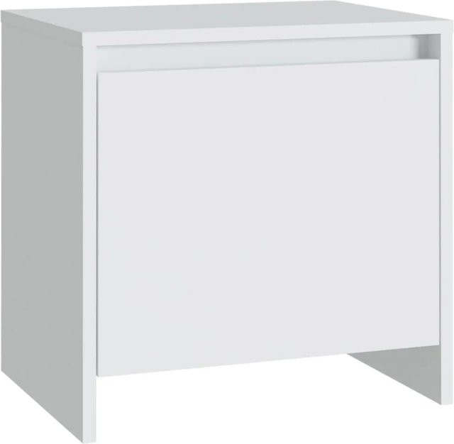 vidaXL Nachttisch aus Holzwerkstoff in Weiß, B/T/H: 45 x 34 x 44,5 cm - Bild 1
