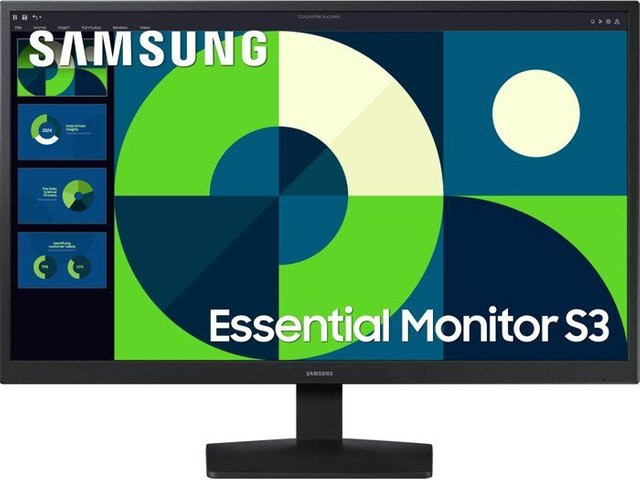 Samsung PC-Bildschirm S22D310E in Schwarz mit 22 Zoll, Full HD, 75Hz, VA-Panel und HDMI-Anschluss - Bild 1