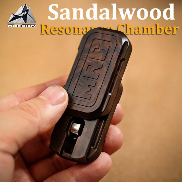Mine Diary EDC Sandelholz Resonanzkammer Magnetischer Schieberegler, Fidget Toy - Bild 1
