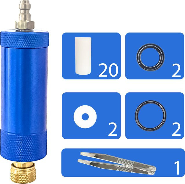Luftkompressor Öl-Wasser-Abscheider Filter für Hochdruck-Lutmpumpen in Blau - Bild 1