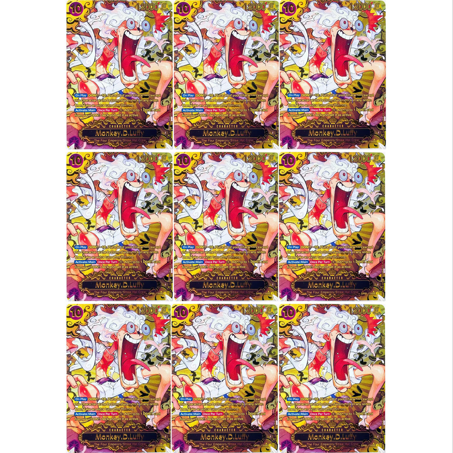 Bandai One Piece Monkey D. Luffy Dodgers, Leader Card, Holofoil Proxy Cards - Bild 2