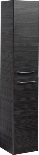Fackelmann Bad-Hochschrank b.perfekt in Eiche Dunkelbraun mit Soft-Close-Türen, B/T/H: 30 x 31,8 x 160 cm - Bild 2