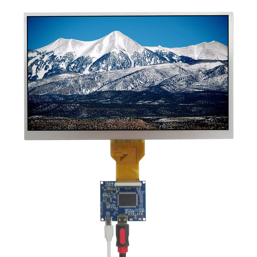 Heyman 10,1 Zoll LCD-Monitor mit resistivem Touchscreen und HDMI-Anschluss in Schwarz für Raspberry Pi und Banana Pi - Bild 2