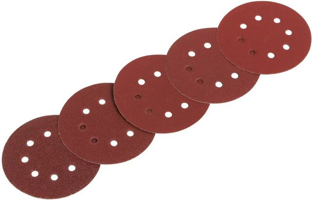LUX-TOOLS 20-teiliges Schleifscheiben-Set für Exzenterschleifer Ø 125 mm für Holz und Metall - Bild 1
