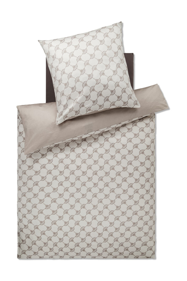 JOOP! Bettwäsche Cornflower Double Mako-Satin mit floralem Design in Pink und Beige, reversible Bettbezug und Kissenbezüge, B/H: 200 x 220 cm und 80 x 80 cm - Bild 1