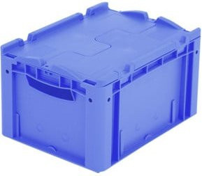 Bito Eurostapelbehälter XL mit Deckel XLD43221, Blau, B/T/H: 40 x 30 x 23,8 cm - Bild 1