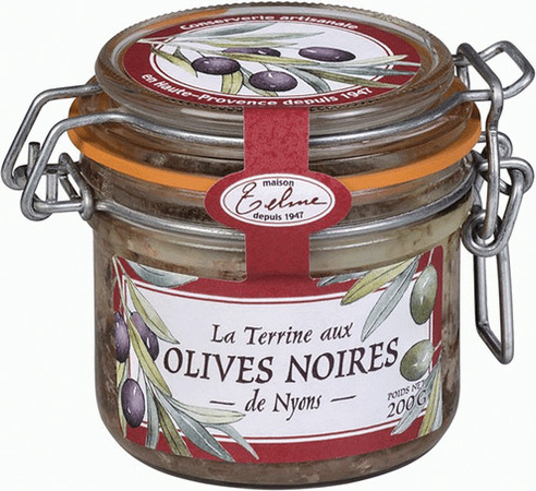Maison Telme Terrine vom Schwein mit schwarzen Oliven Nyons AOP 200 g