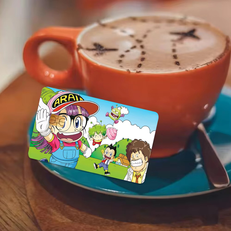 Maßgeschneiderter Anime Aufkleber Arale Girl für Kreditkarten und Bankkarten in Multicolour - Bild 5