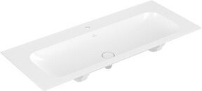 V&B Möbelwaschtisch Finion aus Keramik in Stone White mit 1 Waschloch und Überlauf, Breite: 120 cm, Tiefe: 50 cm - Bild 1