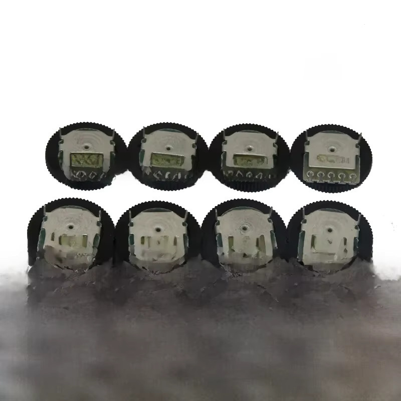 5 Stück Doppel Getriebe Tuning Potentiometer B102 B103 B203 B503 B1K B10K B20K B50K in Schwarz mit 3-Pin oder 5-Pin Anschluss und 16x2mm Zifferblatt - Bild 2