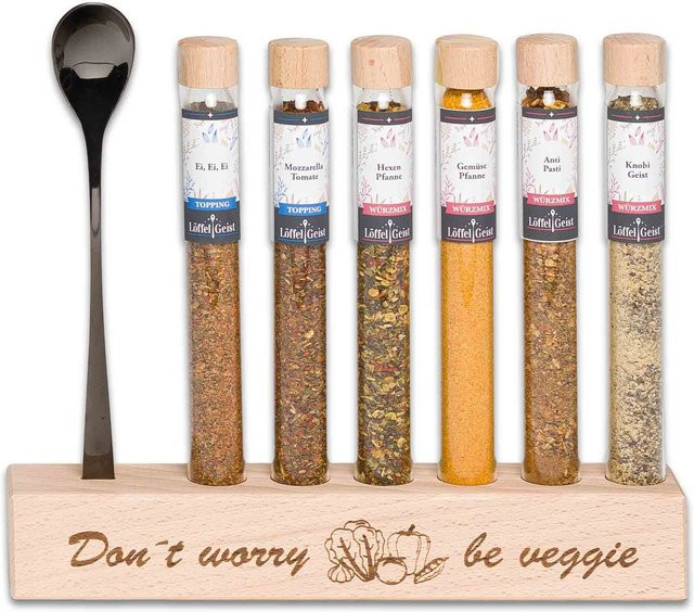 Löffelgeist Don´t worry be veggie Gewürzset vegan 204 g - Bild 1