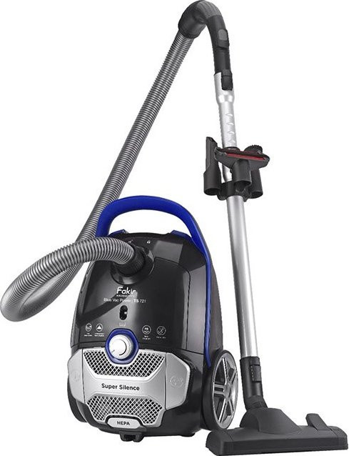 Fakir Blue Vac Power Bodenstaubsauger in Schwarz/Blau mit HEPA-H13-Filter - Bild 1