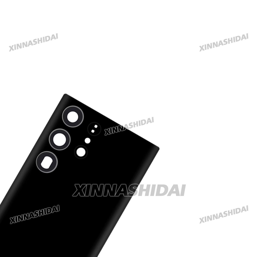 Samsung Galaxy S23 Ultra Ersatz-Hinterglas Gehäuse mit Kameraobjektiv-Abdeckung in Weiß - Bild 4