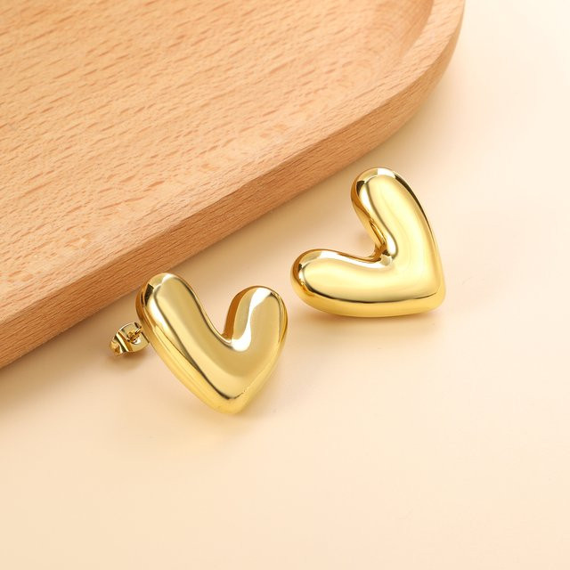 LUXUKISSKIDS Ohrringe, Edelstahl, Gold, Vintage, Damen - Bild 1