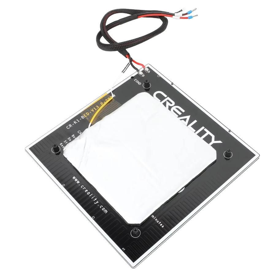 Creality K1 Hotbed Plate Kit 24V 280W für K1, K1C und K1 SE 3D-Drucker, B/B: 235 x 235 mm - Bild 2