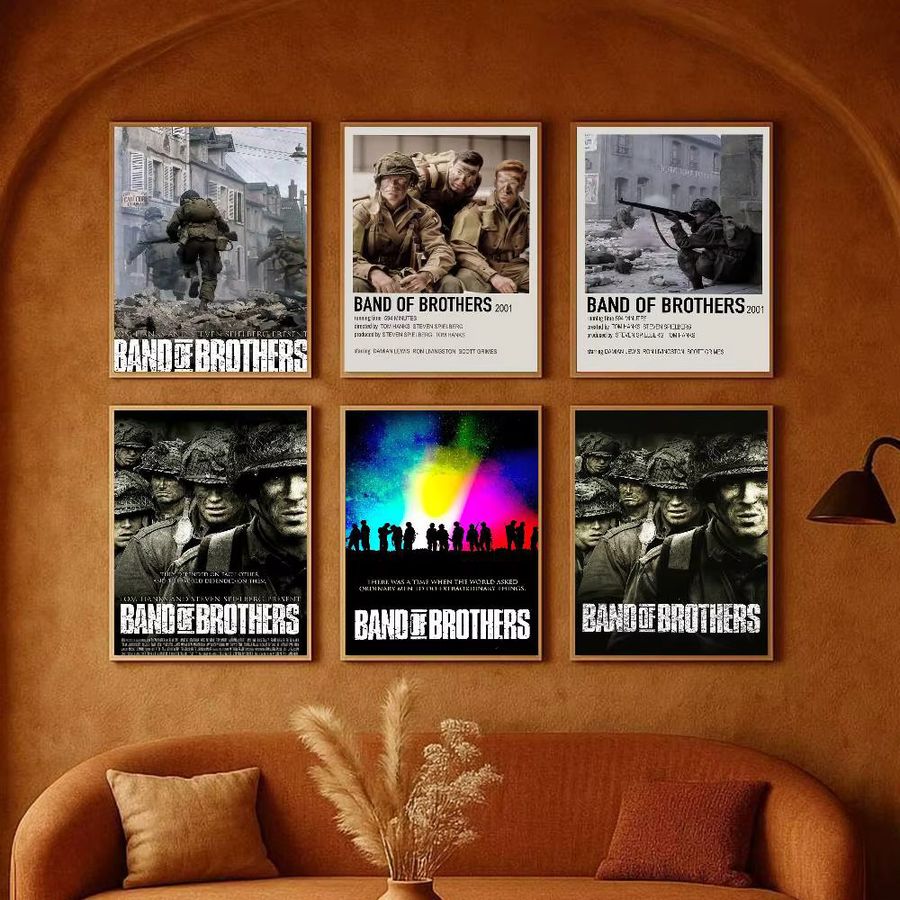 Band Of B-Brothers Poster hochauflösender selbstklebender und wasserfester Kunstaufkleber zur Heimdekoration für dein Wohnzimmer - Bild 3