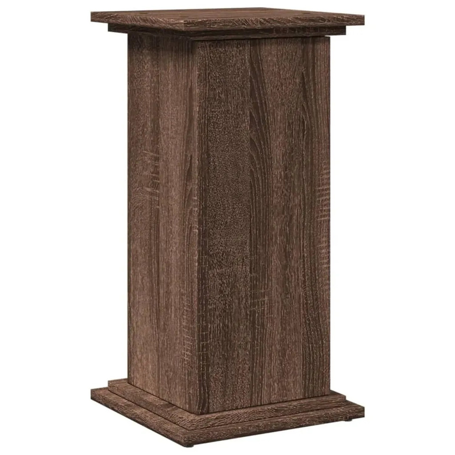 vidaXL Postament mit Stauraum in Eiche Braun aus Holzwerkstoff B/T/H: 31 x 30 x 90 cm - Bild 2