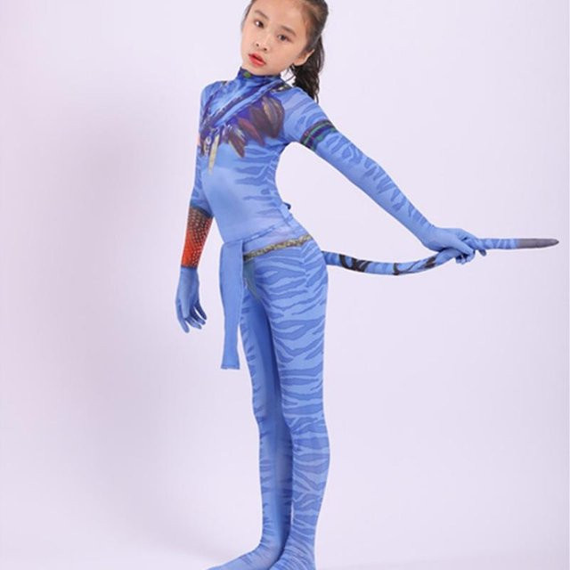 molii Avatar 3D-gedruckter Schwanz Cosplay, Grau, Zubehör - Bild 1