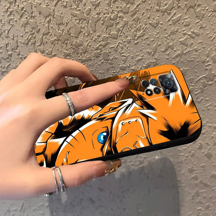 Xiaomi Handyhülle Akatsuki Itachi Design in Schwarz für Redmi Note Serie Soft Phone Cover - Bild 2