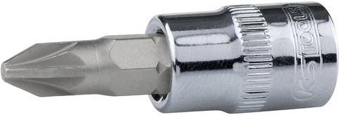 KS Tools CHROMEplus Bit-Stecknuss PZ3 1/4 Zoll in Silber - Bild 1