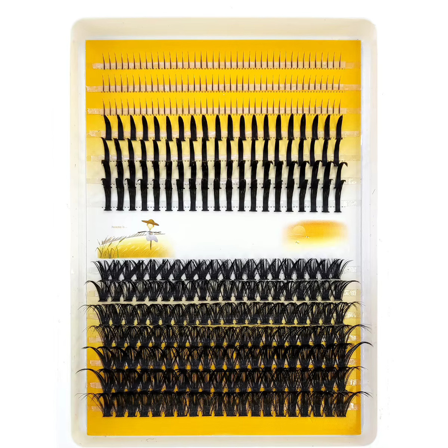 HBZGTLAD Wimperncluster 3D, Black, Unisex - Bild 6