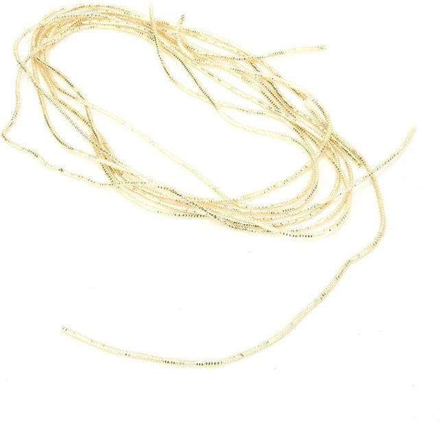 KaiSai Stickgarn Kupferdraht in Gold mit 1,5 mm Durchmesser für DIY-Näharbeiten - Bild 1