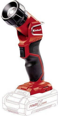 Einhell Akku-Baustrahler TC-CL 18 Li H-Solo LED Arbeitsleuchte 280 lm in Rot/Schwarz - Bild 1