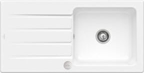 Villeroy & Boch Spüle Architectura Aufsatzspüle aus Keramik in Weiß mit Ablaufgarnitur und Exzenter, Breite: 60 cm - Bild 1