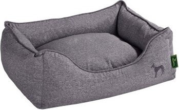 Hunter Hundesofa Boston grau S mit abnehmbarem Bezug und rutschfester Unterseite - Bild 1