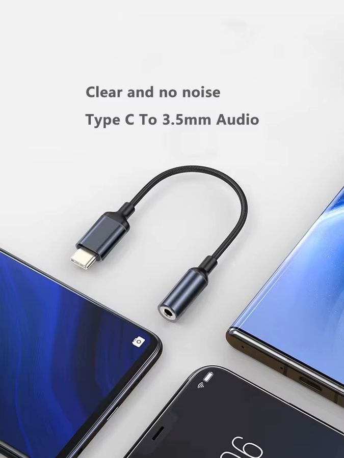 USB-C auf 3,5 mm Klinke Audio-Adapter in Schwarz für iPhone 15, Samsung Galaxy und andere USB-C Geräte - Bild 5
