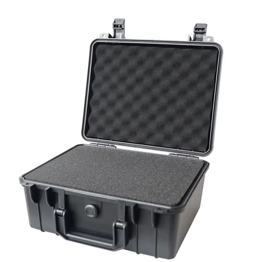 Wasserdichter Werkzeugkoffer in Schwarz als schlagfeste Sicherheitsschutzbox und Organizer für Hardware und Instrumente, B/T/H: 28,0 x 24,0 x 13,0 cm - Bild 2