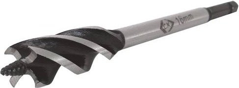 C.K Schlangenbohrer T2943-22 mit Sechskantschaft in Silber, Durchmesser: 22 mm, Gesamtlänge: 160 mm - Bild 1