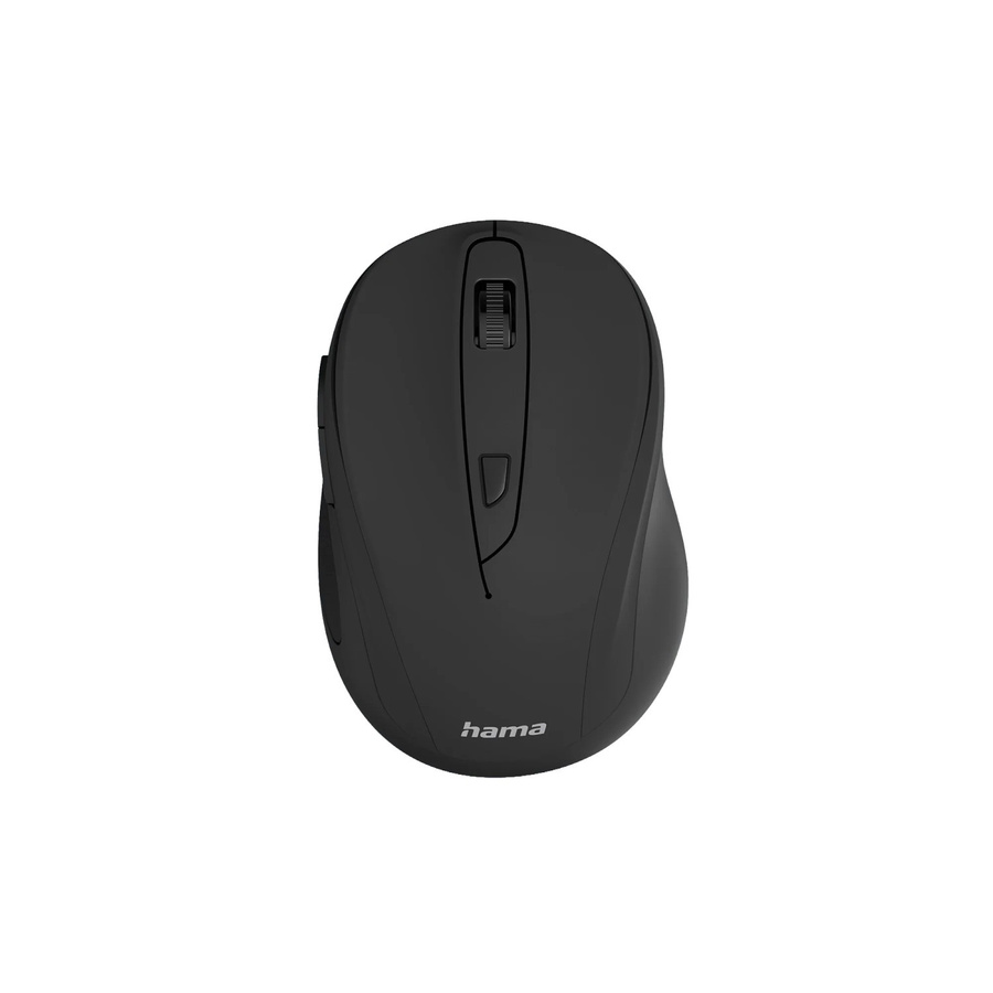 Hama Funkmaus MW-400 V2 Ergonomisch mit 6 Tasten und USB-Empfänger in Schwarz - Bild 2