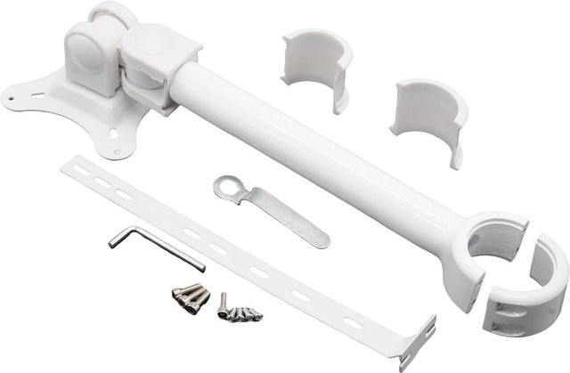 Chihiro Zahnmedizinische Intraoralkamera Halterung mit LCD Monitor Arm aus Metall in Weiß, Durchmesser: 45 mm bis 50 mm - Bild 1