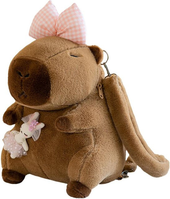 Yiran Health & Beauty Capybara Mini Rucksack, Plüsch, ab 6 Jahren - Bild 1