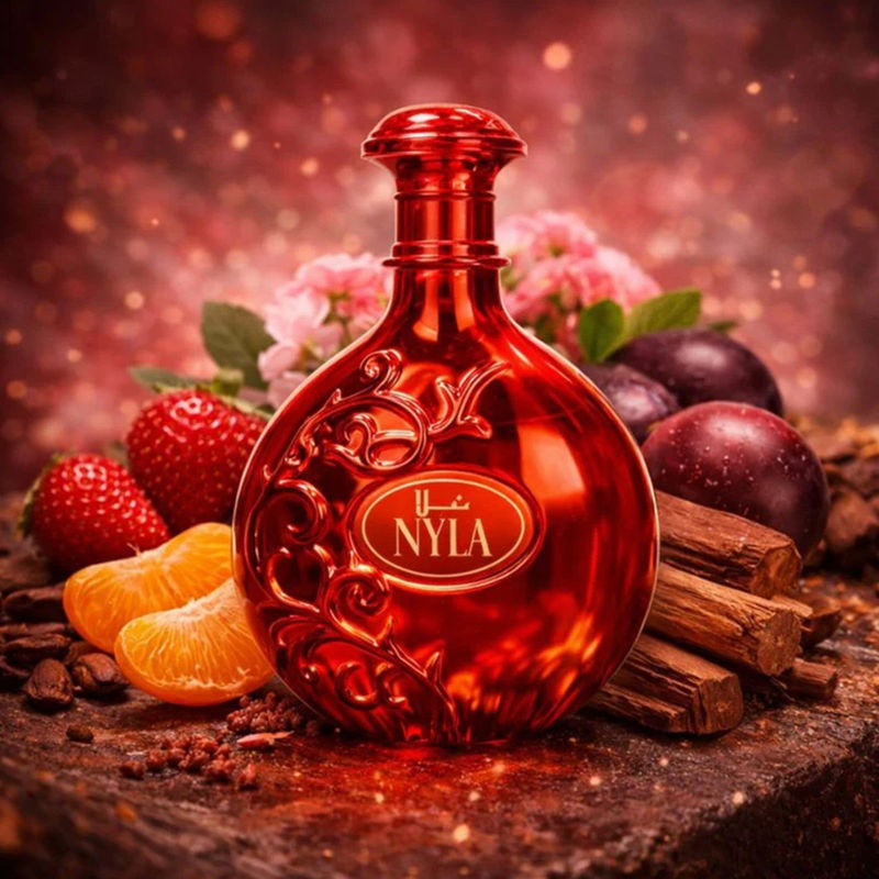 Arabiyat Prestige Nyla Sherbet Eau de Parfum für Erwachsene, floral-orientalisch, Rot, 80ml - Bild 2